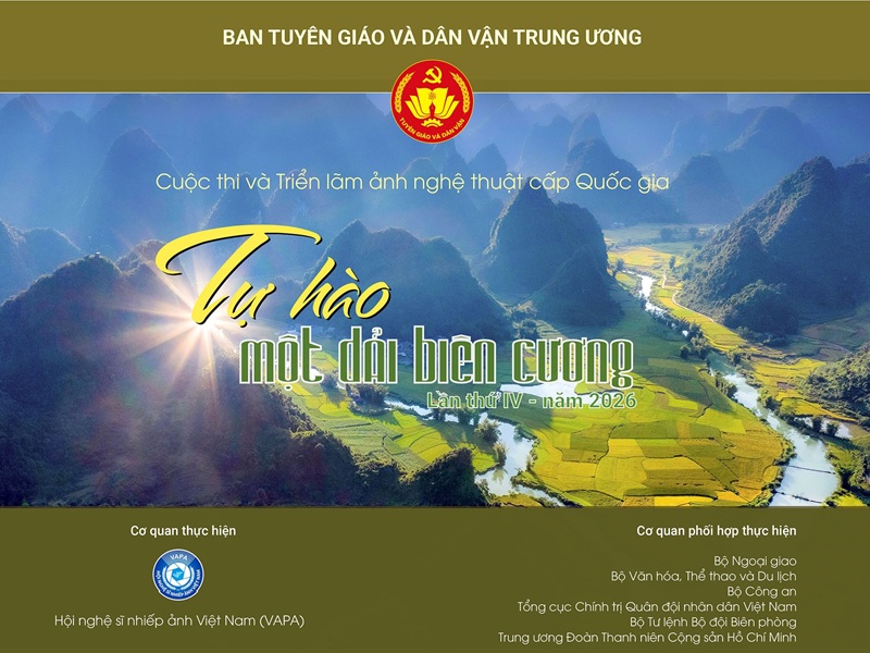 PHÁT ĐỘNG CUỘC THI VÀ TRIỂN LÃM ẢNH NGHỆ THUẬT CẤP QUỐC GIA “TỰ HÀO MỘT DẢI BIÊN CƯƠNG” LẦN THỨ IV