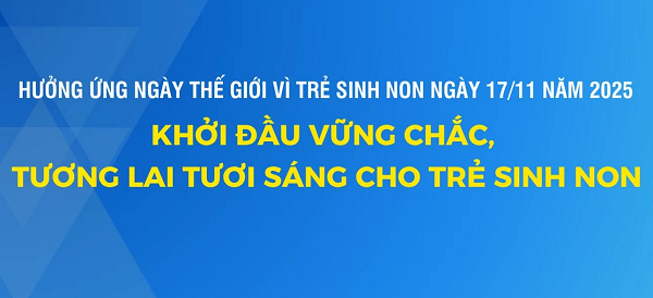 CHUNG TAY VÌ TRẺ SINH NON